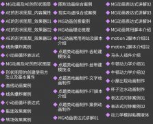 mg动画教程全套视频教程资